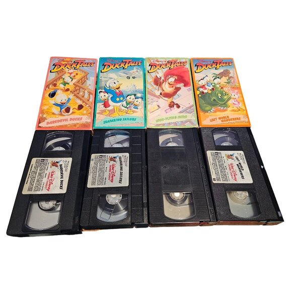 Walt Disney Home Video DuckTales VHS Video Tapes Lot Of 4 UNTESTED Cartoons - Picture 3 of 16